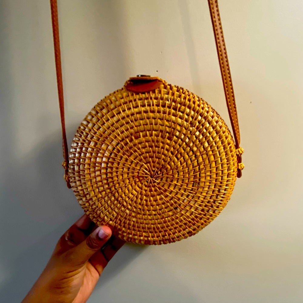 Woven Cross-body Bag